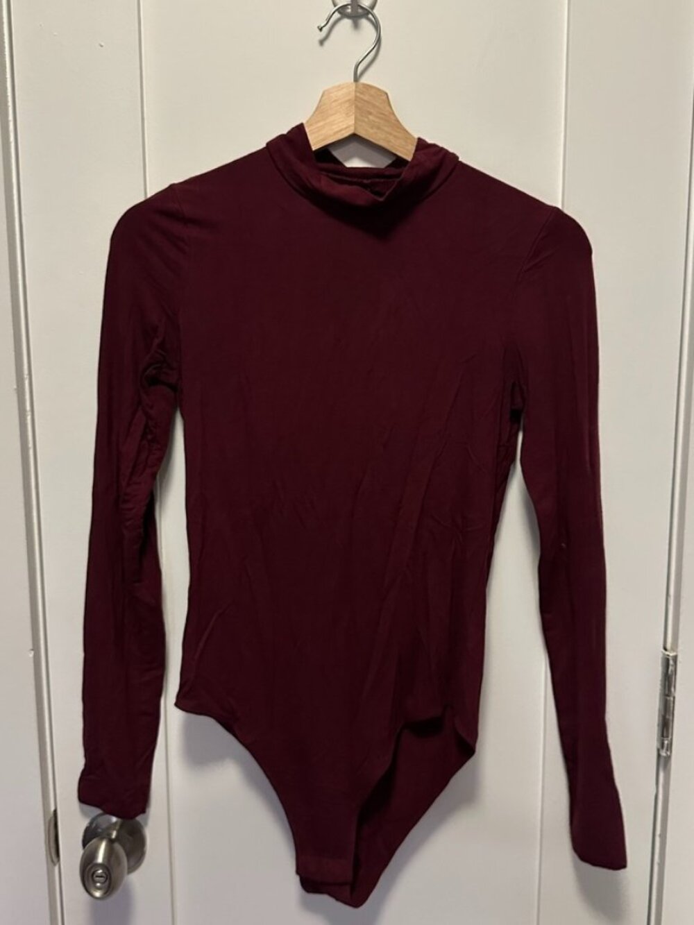 A New Day Burgundy Bodysuit size XS